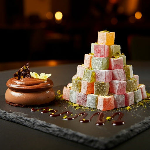 Turkish Delight chocolate mousse