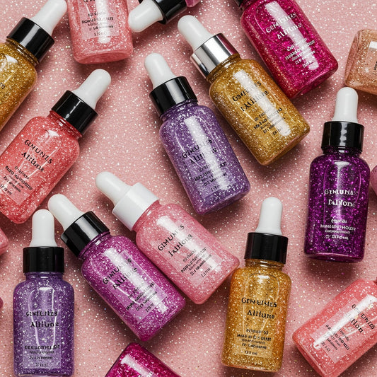 Glittery lotions
